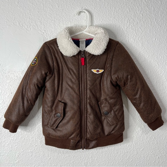 Little Me Other - LITTLE ME Aviator Flight Bomber Jacket Size 3T